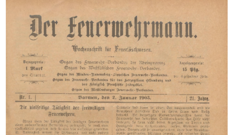 Der Feuerwehrmann 1903