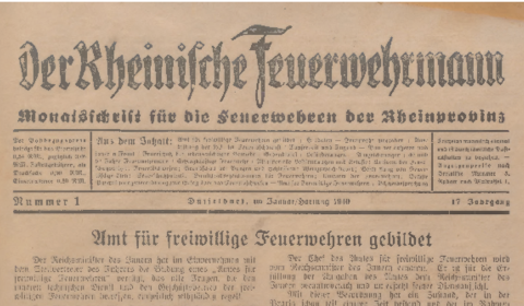 Der Rheinische Feuerwehrmann 1940