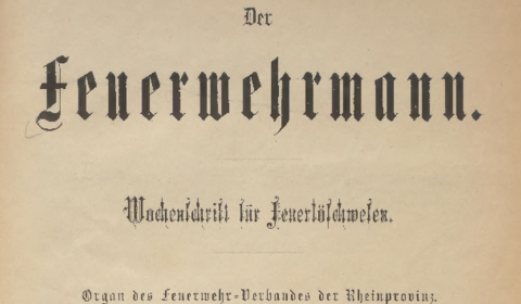 Der Feuerwehrmann 1910