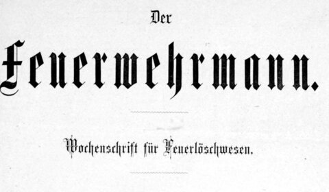 Der Feuerwehrmann 1884