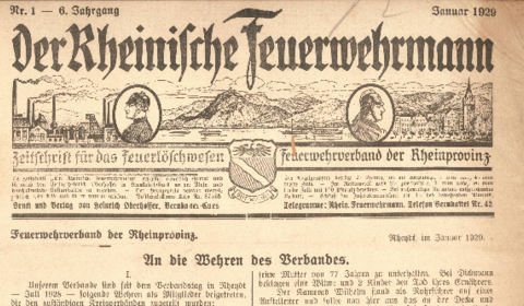 Der Rheinische Feuerwehrmann 1929