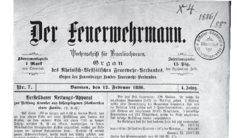 Der Feuerwehrmann 1886