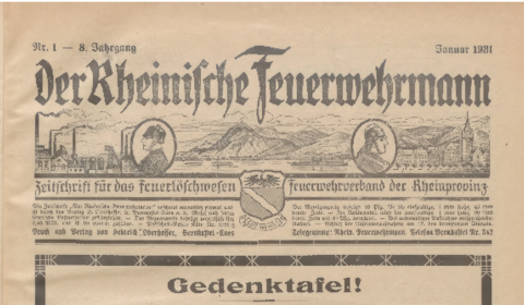 Der Rheinische Feuerwehrmann 1931