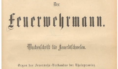 Der Feuerwehrmann 1909