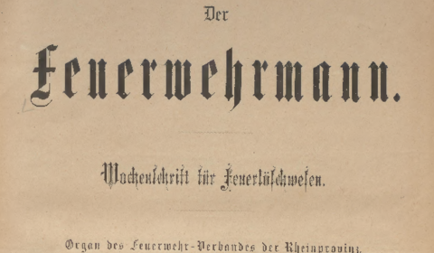 Der Feuerwehrmann 1912
