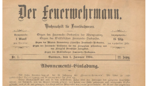Der Feuerwehrmann 1904