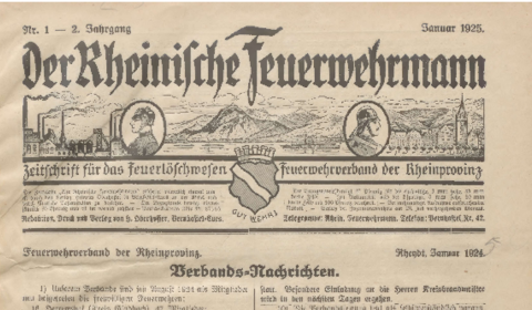 Der Rheinische Feuerwehrmann 1925