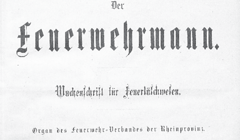 Der Feuerwehrmann 1899