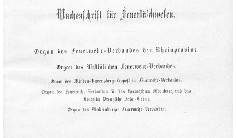 Der Feuerwehrmann 1899