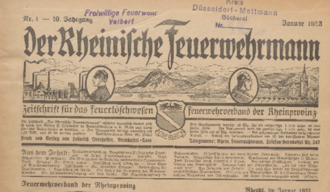 Der Rheinische Feuerwehrmann 1933