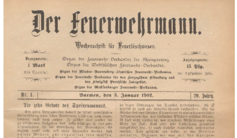 Der Feuerwehrmann 1902