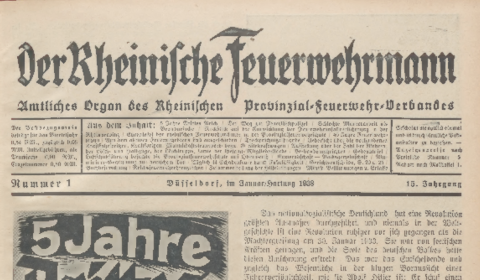 Der Rheinische Feuerwehrmann 1938