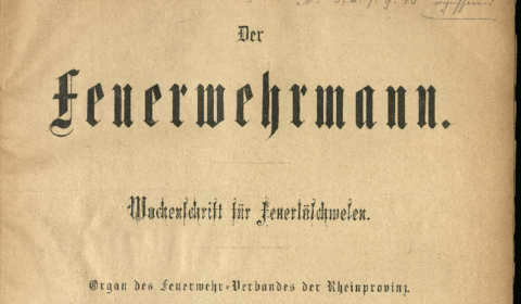 Der Feuerwehrmann 1907