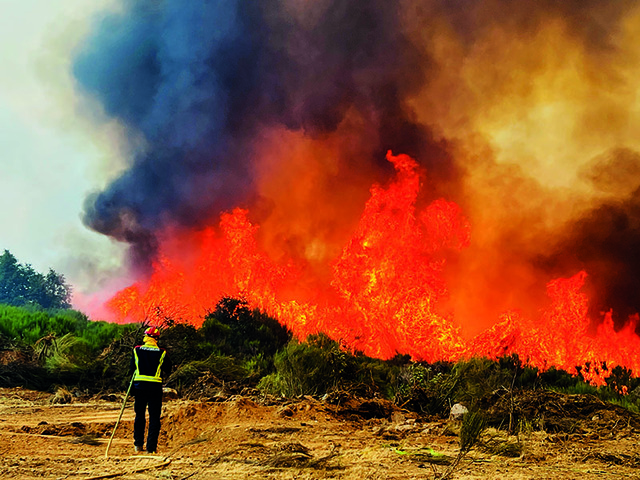 SPANIEN: DRITTER EINSATZ DES DEUTSCHEN WALDBRANDMODULS