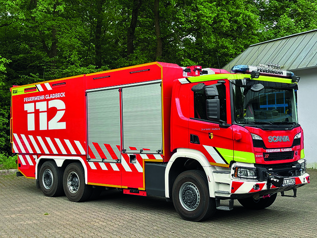 EIN ETWAS ANDERER RÜSTWAGEN FÜR DIE FEUERWEHR GLADBECK